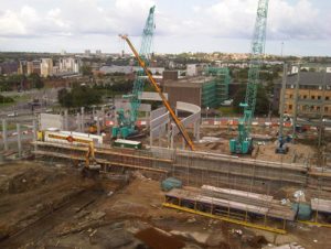 Trinity Square Shopping Centre development - RCDS - construction 2